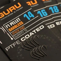 Guru F1 Pellet Barbless Spade End Hooks