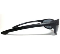 Wychwood Black Wrap Around Polarised Sunglasses (Smoke Lenses)