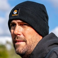 Guru Black Patch Beanie