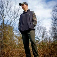 Fox LW Black/Camo QTR Zip Pullover