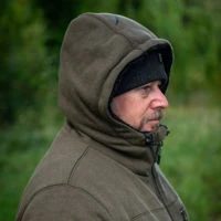 Fox Collection Sherpa Jacket Green & Black