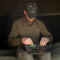 Korda Mock Neck Thermal LS Shirts Dark Olive