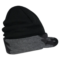 Guru Black Peak Beanie