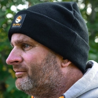Guru Black Patch Beanie