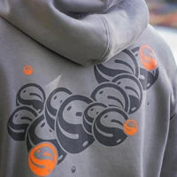 Guru Grey Circles Hoodies