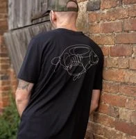 Korda One Liner Tee Black