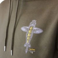 Vass Carp Rising Khaki Hoodies