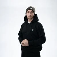Nash Make It Happen Badge Zipped Hoodies Black
