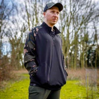 Fox LW Black/Camo QTR Zip Pullover