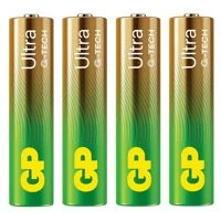 GP GP24AU Ultra Alkaline AAA Bite Alarm Batteries 4pk