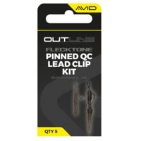 Avid Carp Outline Flecktone Pinned QC Lead Clip Kit