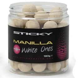Sticky Baits Manilla White Ones Wafters 16mm