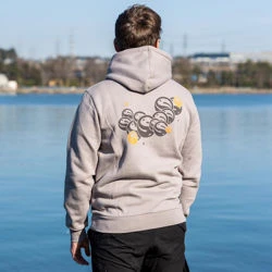 Guru Grey Circles Hoodies