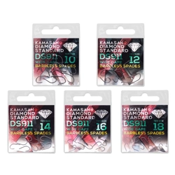 Kamasan Diamond Standard DS911 Wide Gape Barbless Hooks