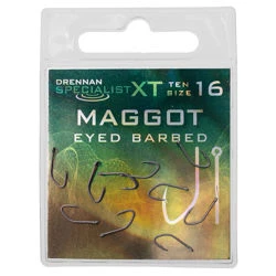 Drennan Specialist XT Maggot Barbed Eyed Hooks