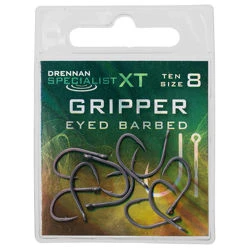 Drennan Specialist XT Gripper Barbed Eyed Hooks