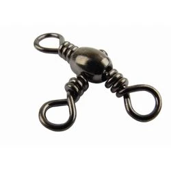 Mustad Barrel Three Way Cross Swivels