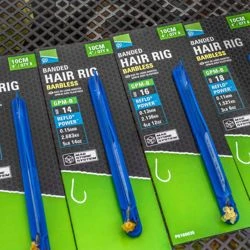Preston Innovations GPM-B Barbless Banded Hair Rigs 4inch