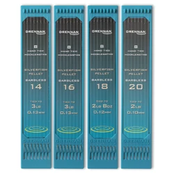 Drennan Barbless Silverfish Pellet Hooklength Plate 6inch