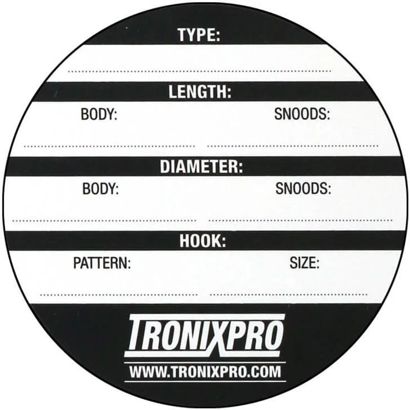 TronixPro Rig Winder Labels
