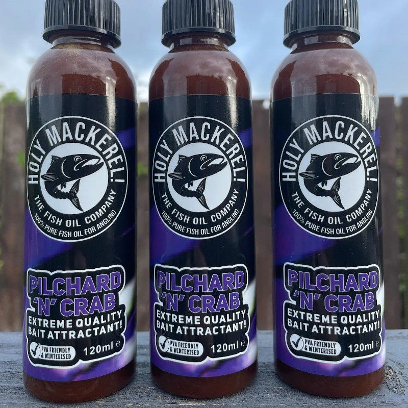 Holy Mackerel Pilchard & Crab Oil 120ml