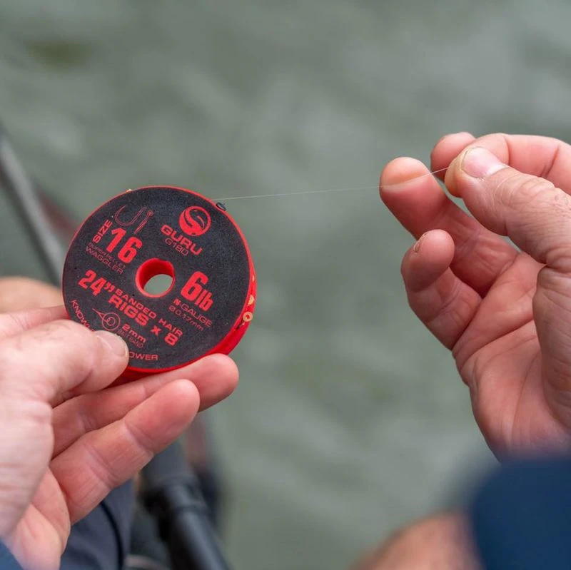 Guru Super Pellet Waggler Rigs With Bait Bands 24inch