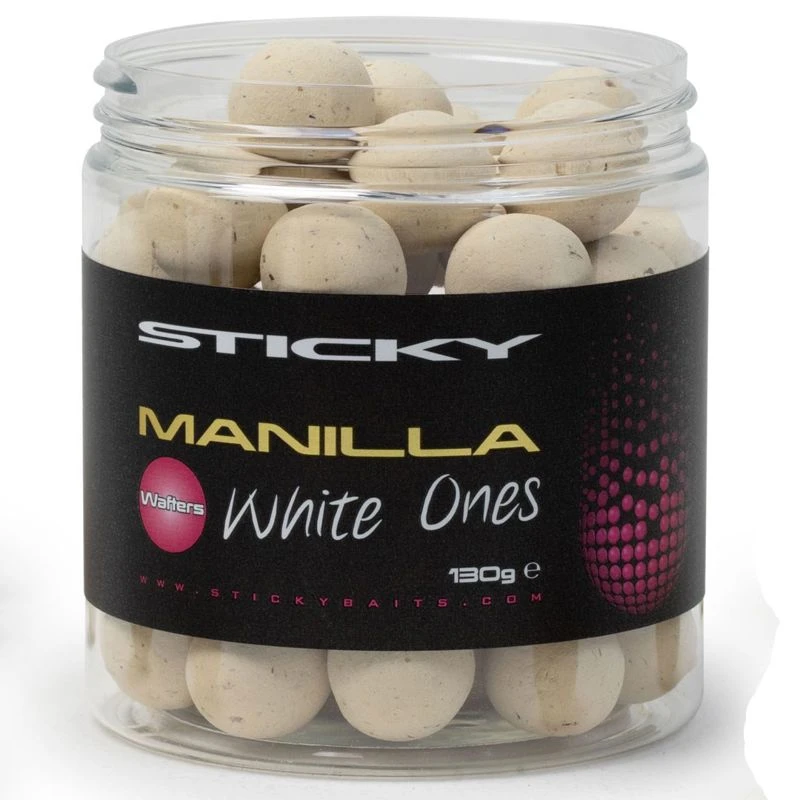 Sticky Baits Manilla White Ones Wafters 16mm
