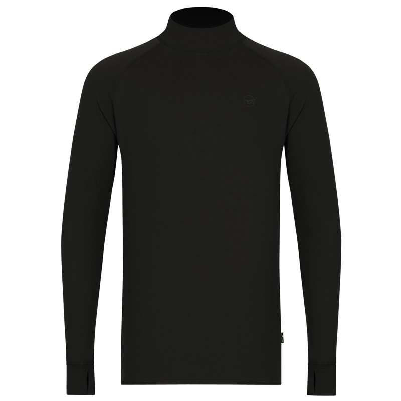 Korda Mock Neck Thermal LS Shirts Black