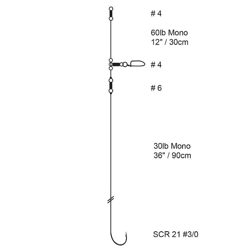 Cox & Rawle Smoothhound Rig 3/0