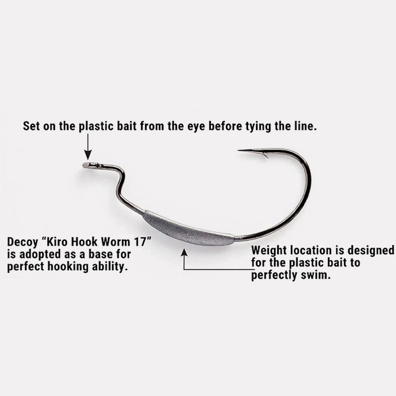 Decoy S.Switcher Worm 102 Hooks