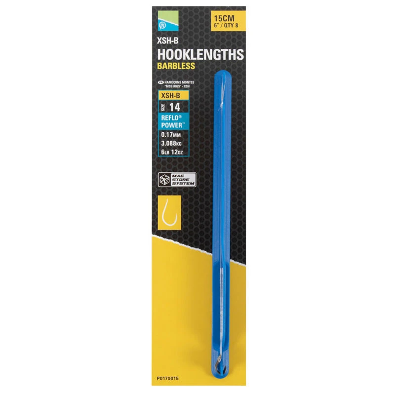 Preston Innovations XSH-B Barbless Hooklengths 6inch