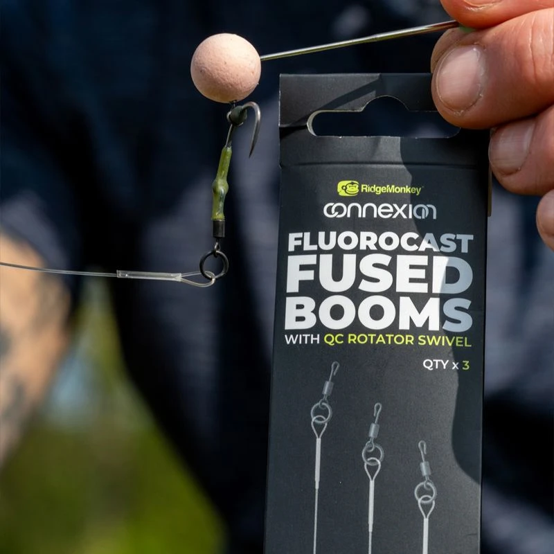 Ridge Monkey FluoroCast Booms with QC Rotator Swivel 7inch