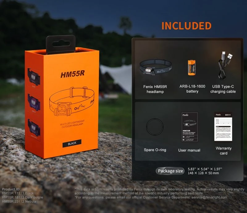 Fenix HM55R Compact Rechargable Headlamp