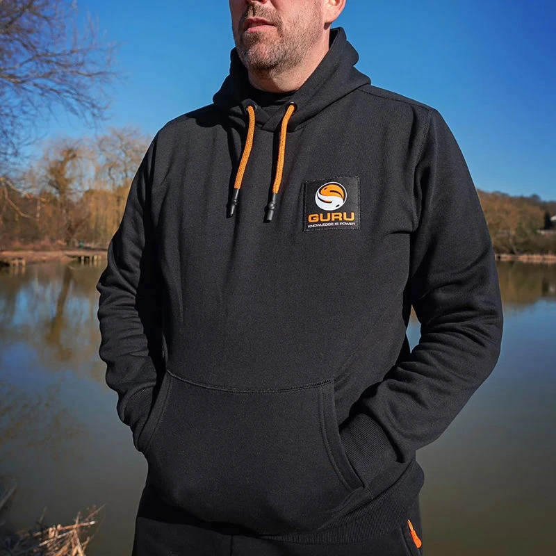 Guru Black Patch Hoodies