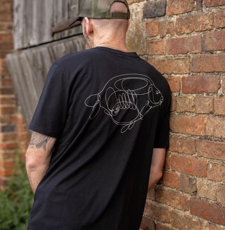 Korda One Liner Tee Black