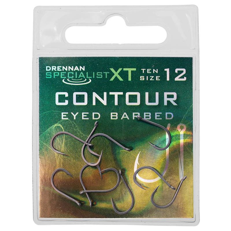 Drennan Specialist XT Contour Barbed Eyed Hooks