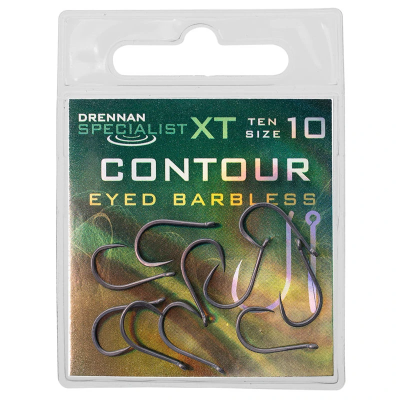 Drennan Specialist XT Contour Barbless Eyed Hooks