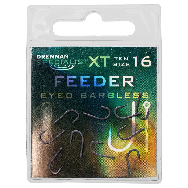 Drennan Specialist XT Feeder Barbless Eyed Hooks