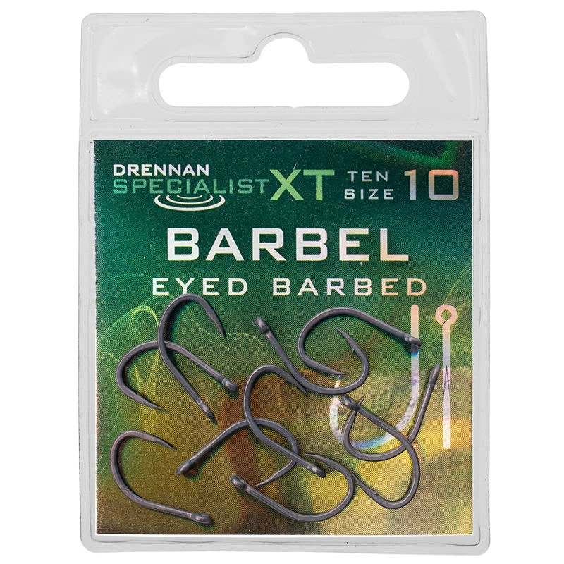 Drennan Specialist XT Barbel Barbed Eyed Hooks