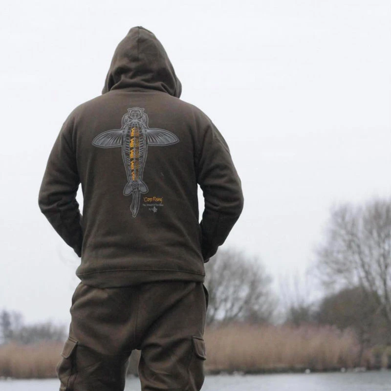 Vass Carp Rising Khaki Hoodies