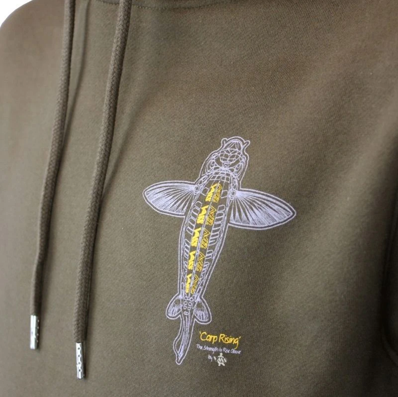 Vass Carp Rising Khaki Hoodies