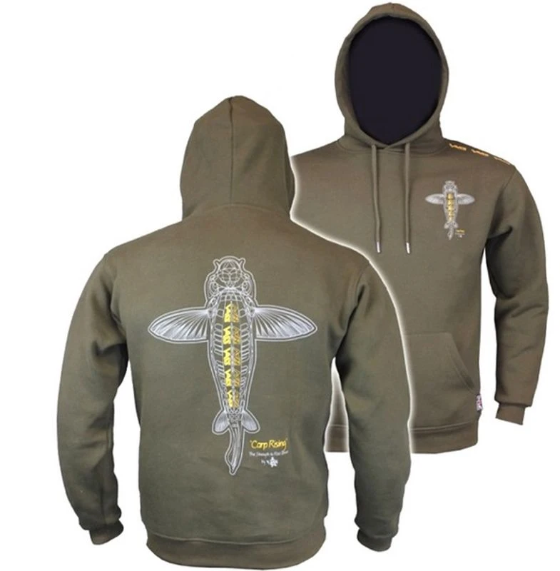 Vass Carp Rising Khaki Hoodies