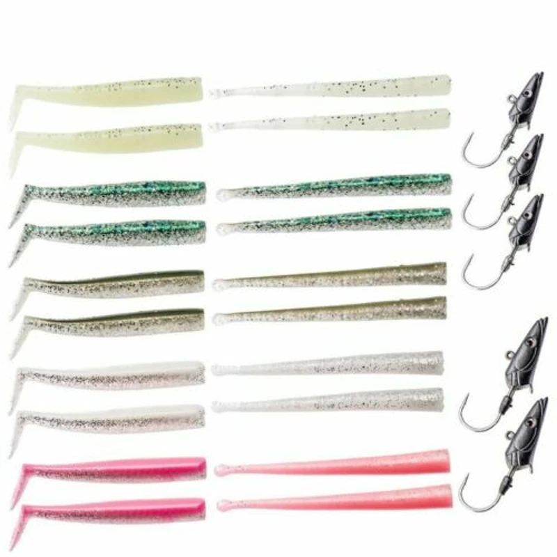 Savage Gear Sandeel Kit Mixed Colours 25pcs