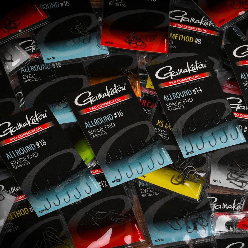 Gamakatsu Pro-C Allround Spade Barbless Hooks