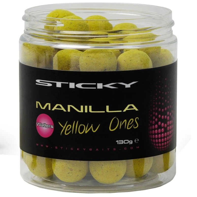 Sticky Baits Manilla Yellow Ones Wafters 16mm