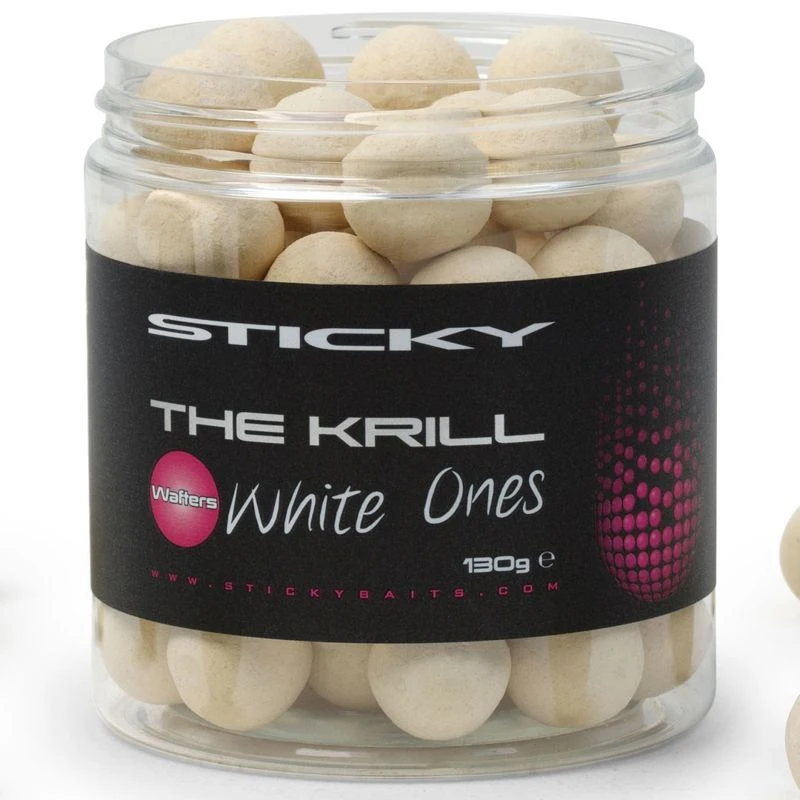 Sticky Baits The Krill White Ones Wafters 16mm