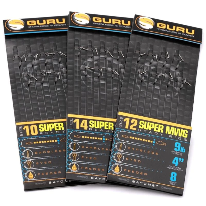 Guru Super MWG Bait Band Ready Rigs 4inch