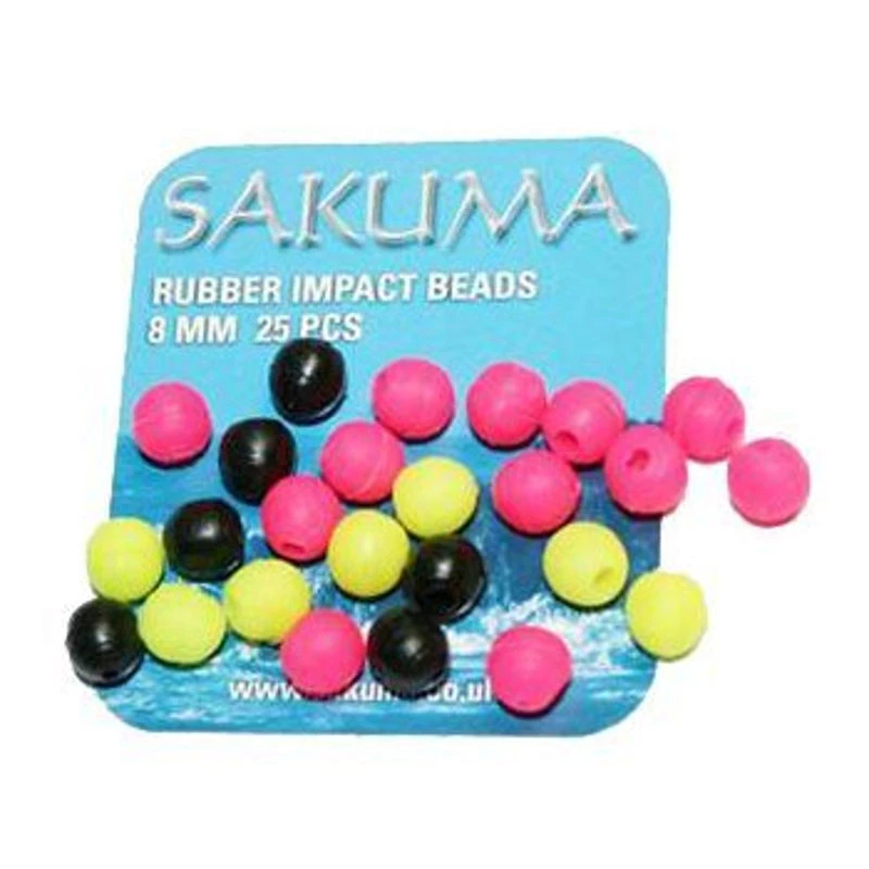 Sakuma Rubber Impact Beads 8mm