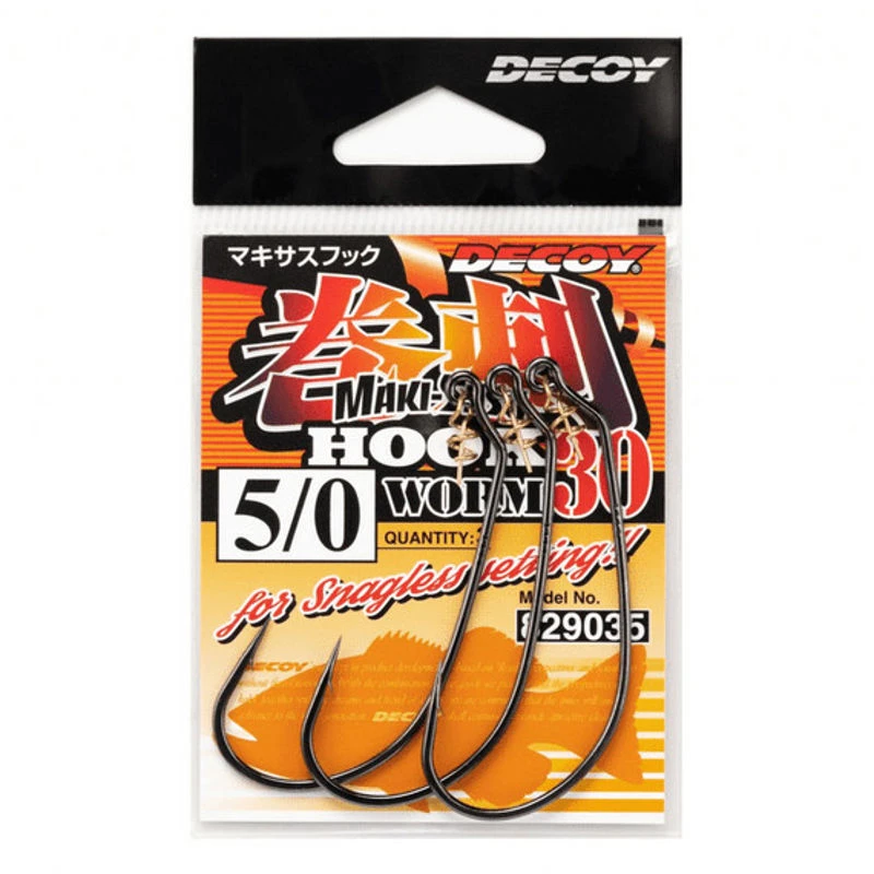 Decoy Makisasu Worm 30 Hooks