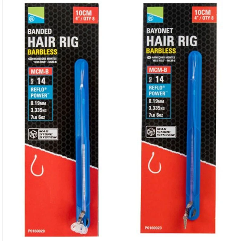 Preston Innovations MSS Barbless Hair Rigs 4inch